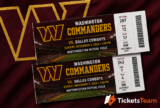 Washington Commanders Tickets