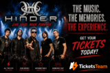 Hinder Tickets