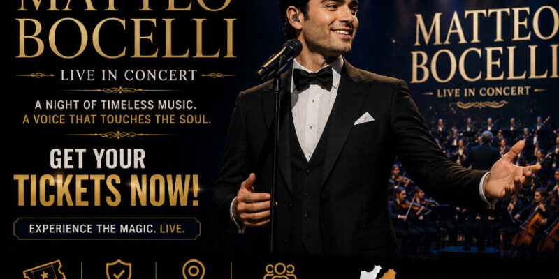 Matteo Bocelli Tickets